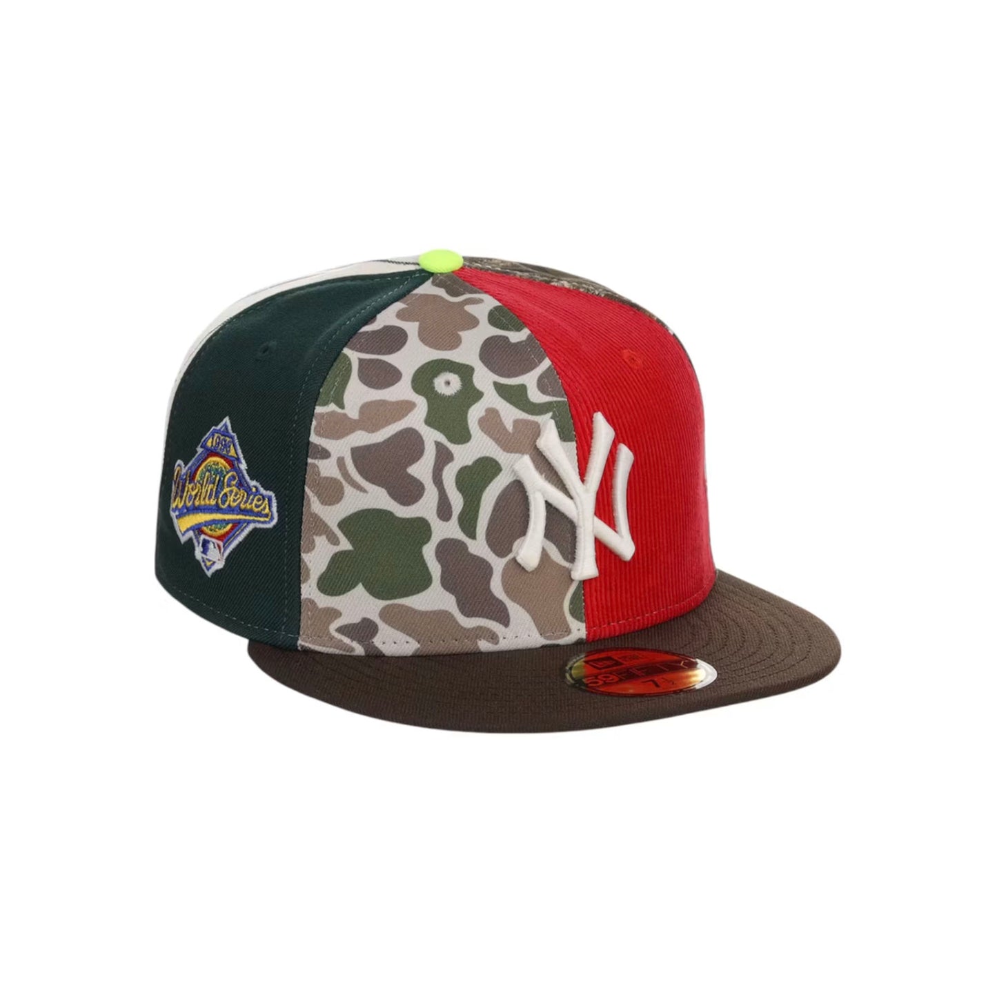 New Era New York Yankees Chase B x MLB Maximal 59Fifty Fitted Cap Multi/Plaid/Pink
