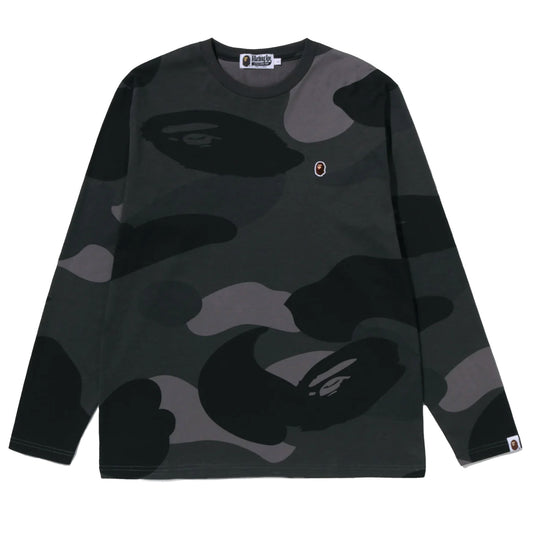 Bape Mega Color Camo One Point LS Tee