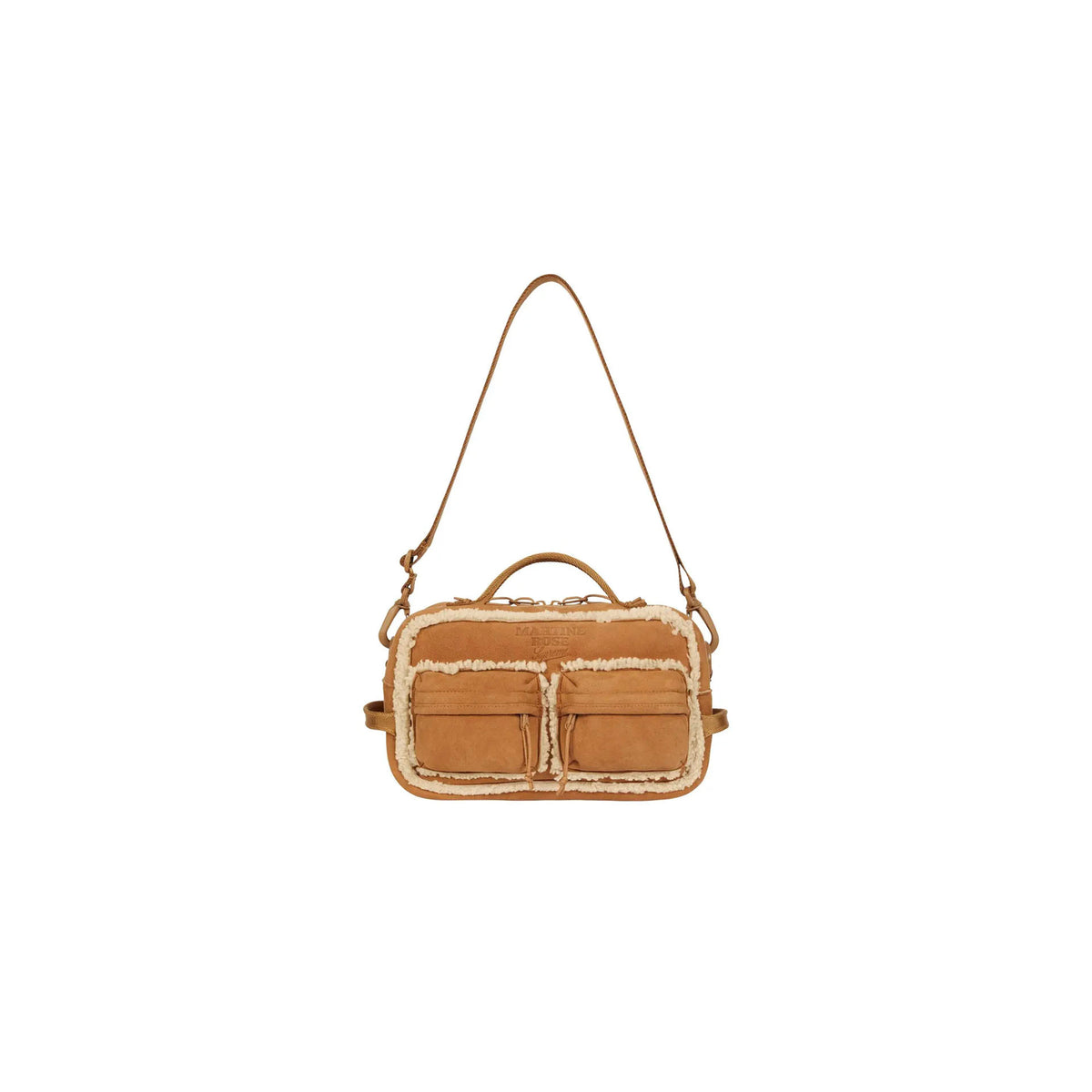 Supreme Martine Rose Shearling Mini Duffle Bag Brown