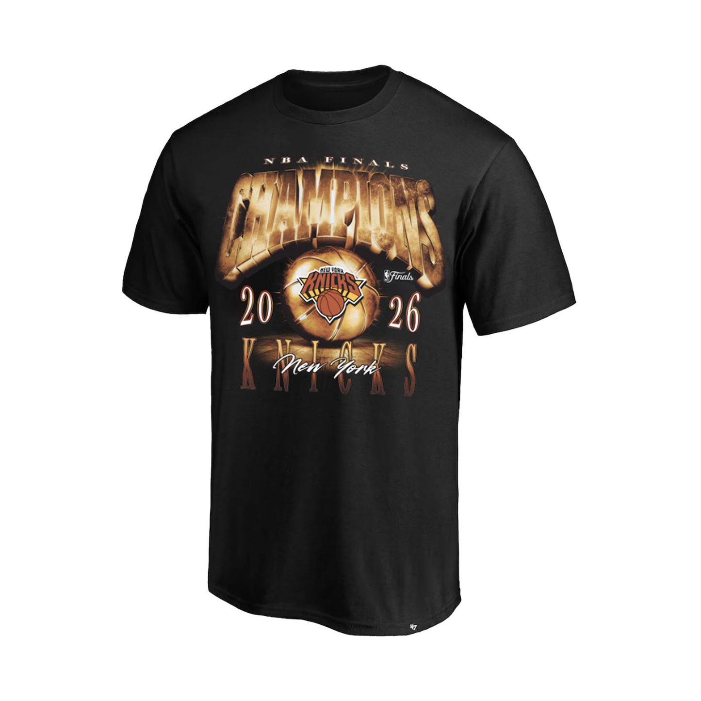 Men's New York Knicks '47 Black 2026 NBA Finals Champions Big & Tall T-Shirt