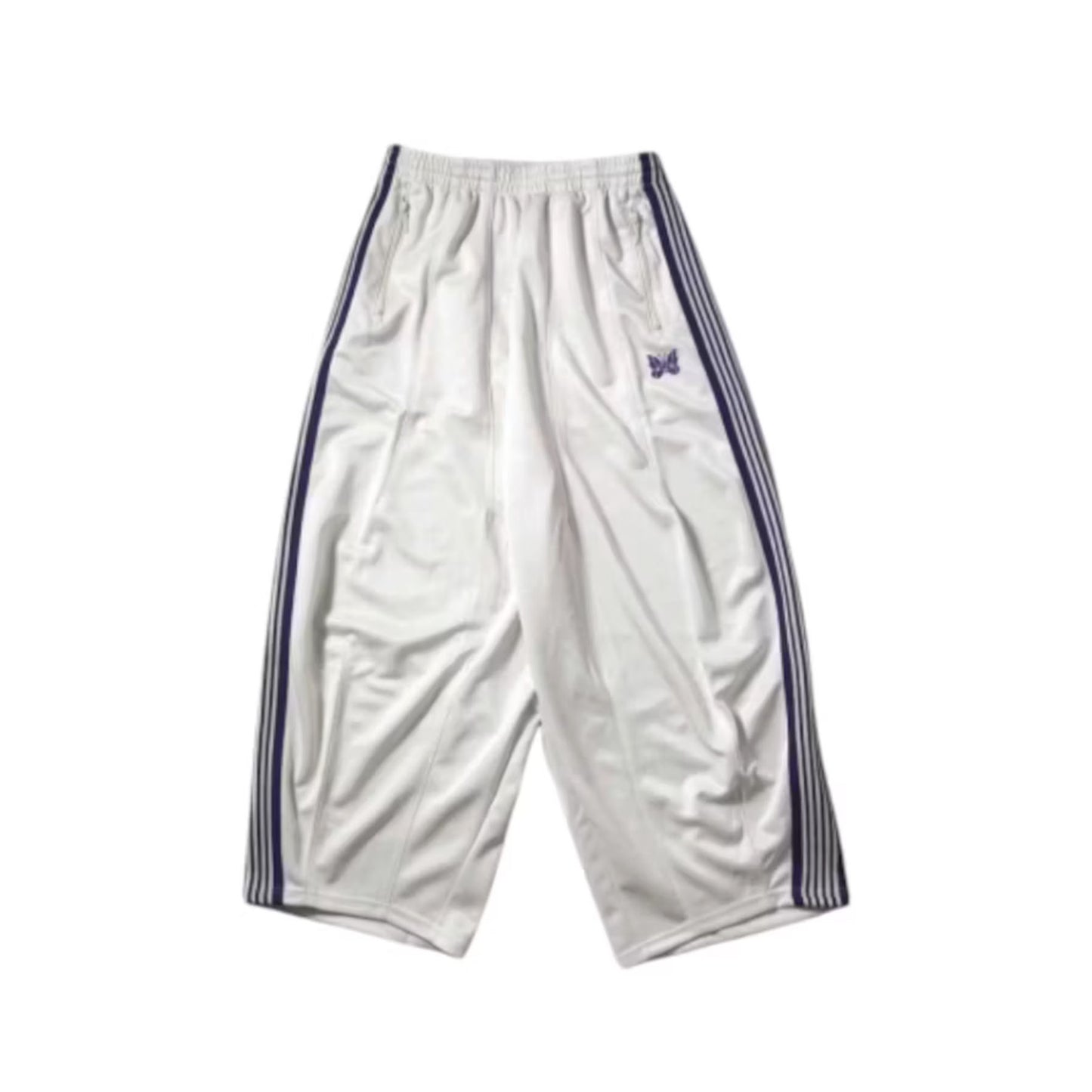 Needles H.D. Track Pants White/Purple [USED] - L (Used)