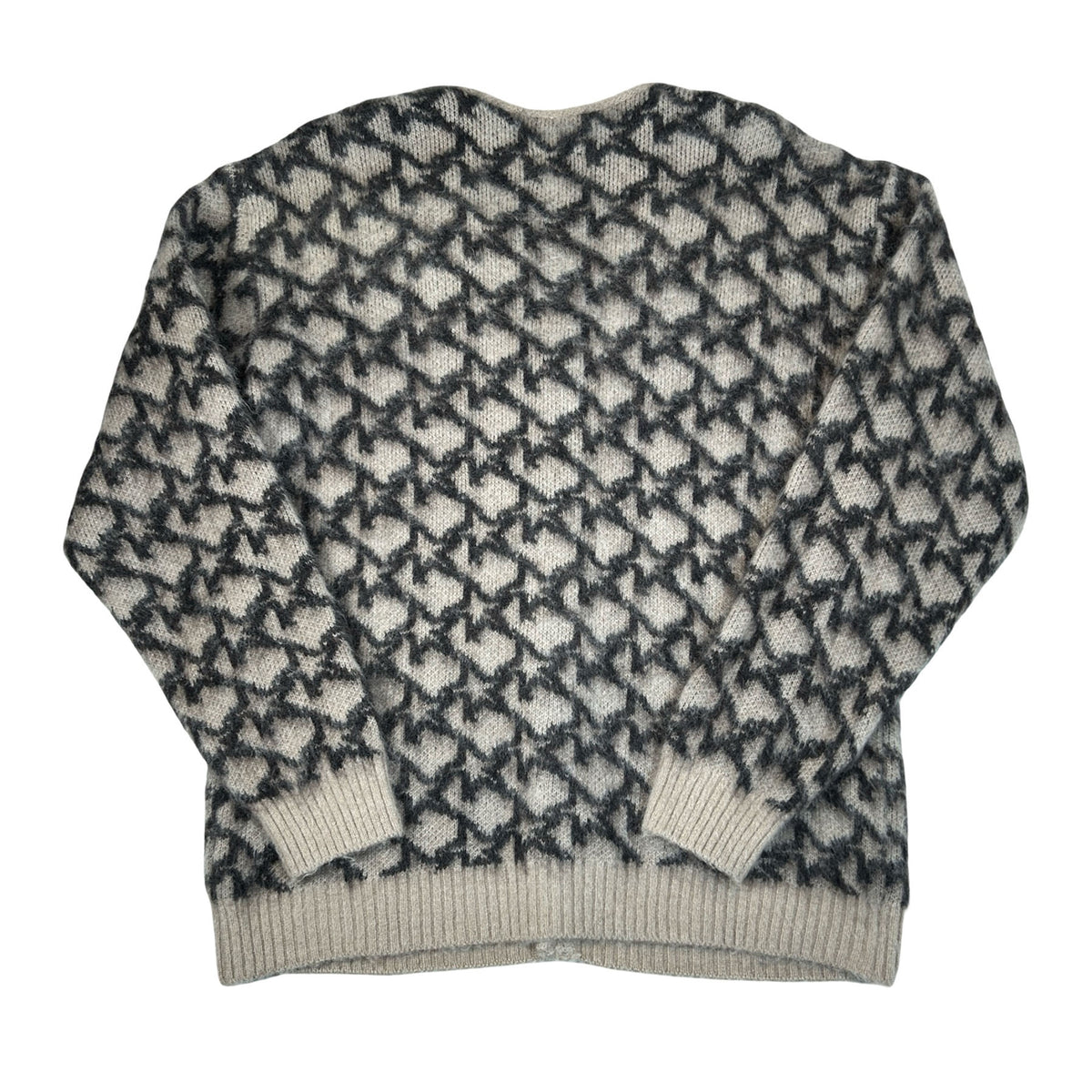 Needles Mohair Cardigan Star Pattern [USED] - M (Used)