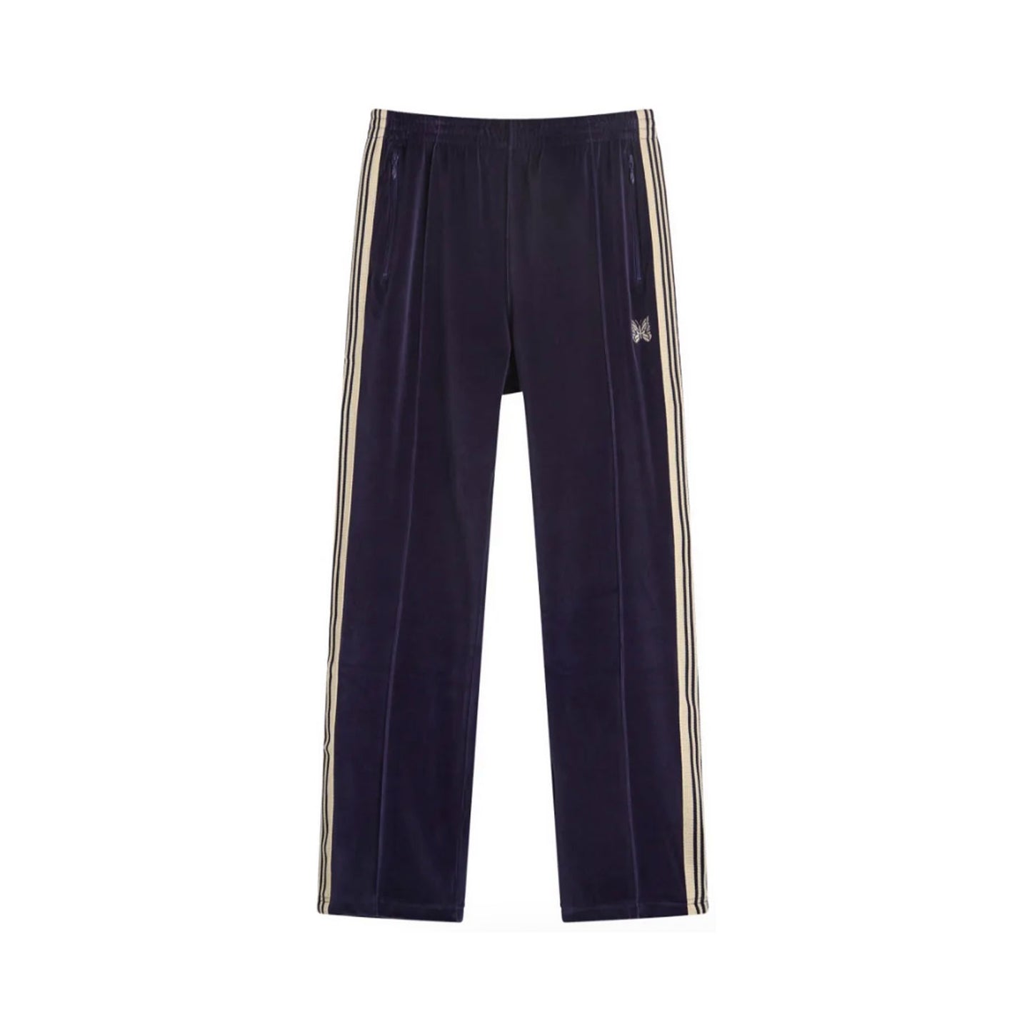 Needles Narrow Track Pants Black Gold/Beige [USED] - M (Used)