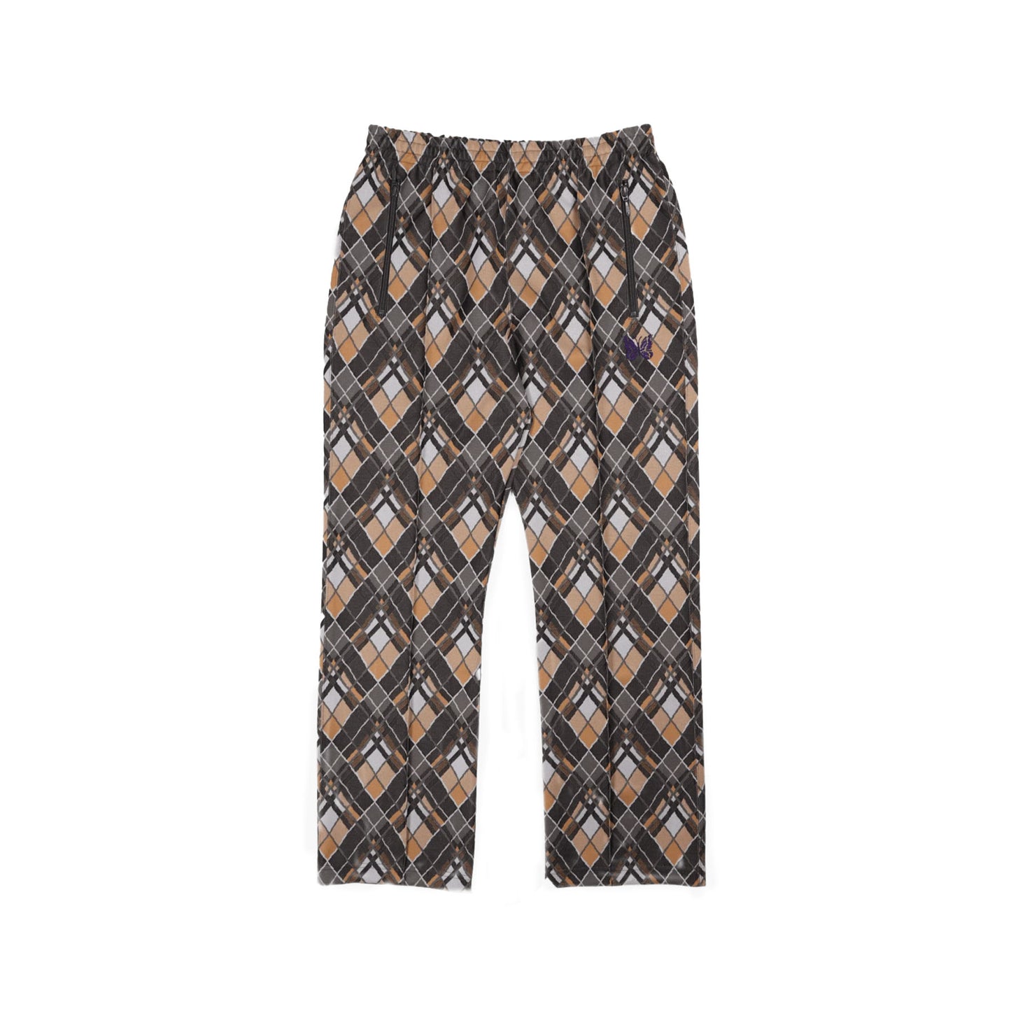 Needles  Track Pant Poly Jaquard Bias Plaid [USED] - M (Used)
