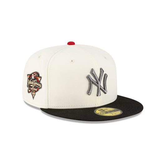 New York Yankees New Era x Nigel Sylvester White/Black 2000 World Series Complex-Con 59FIFTY Fitted Hat