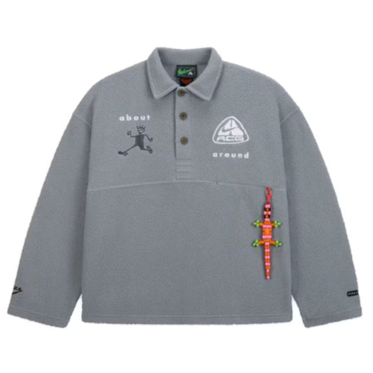 Nike ACG x CPFM L/S Polo Grey