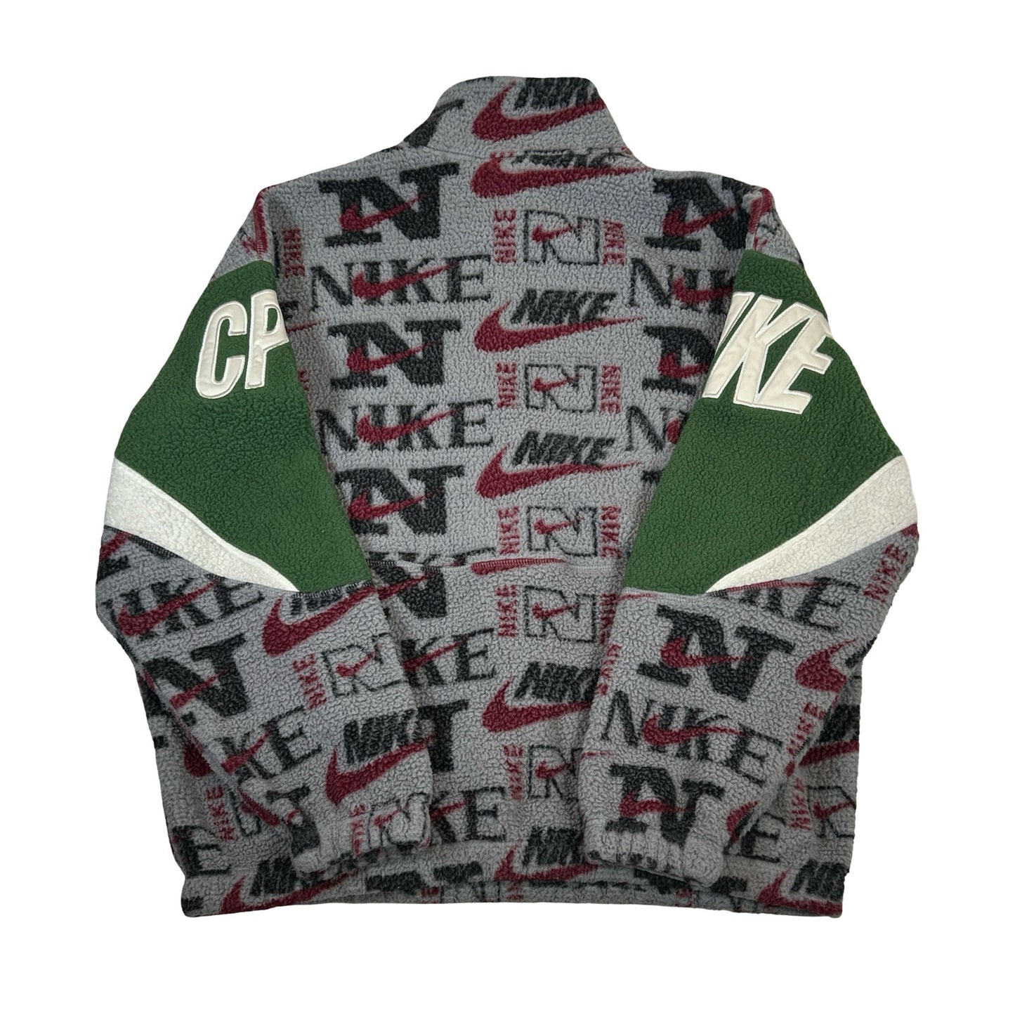 Nike x Cactus Plant Flea Market 1/4 Zip Top Jacket Grey Purple Green [USED] - L (Used)