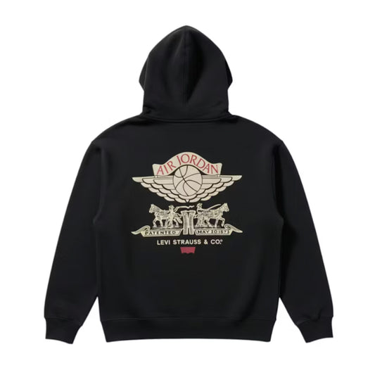 Nike Jordan x Levi's Full Zip Hoodie Black
