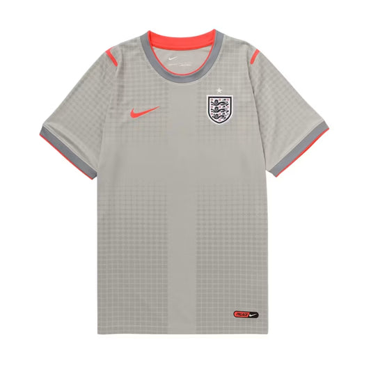 Nike England x Palace Academy Pro 2026 Football Jersey Pewter Grey/Bright Crimson