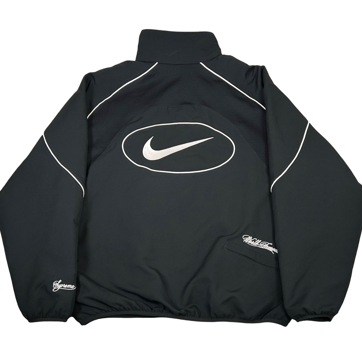 Supreme Nike Track Jacket Black [USED] - S (Used)