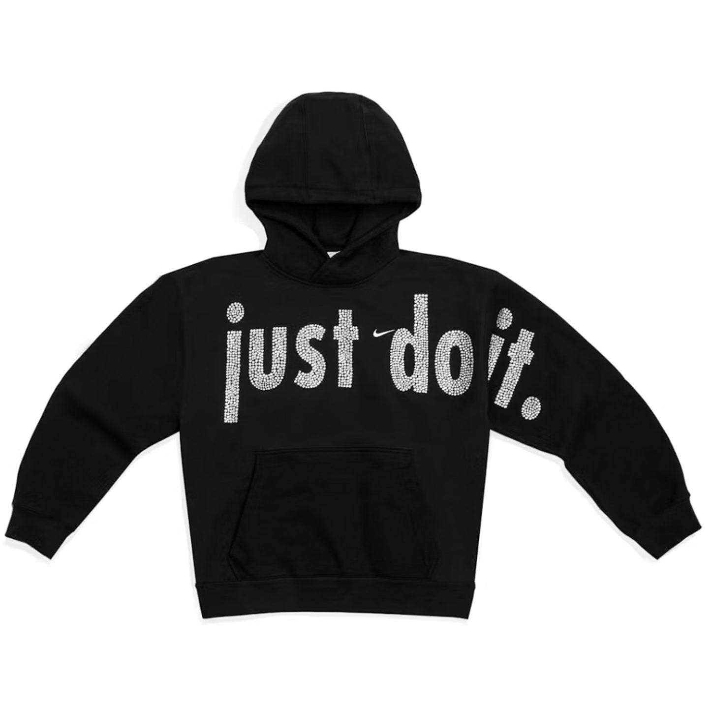 Nike x Cactus Plant Flea Market Crystal Just Do It Hoodie Black [USED] - S (Used)