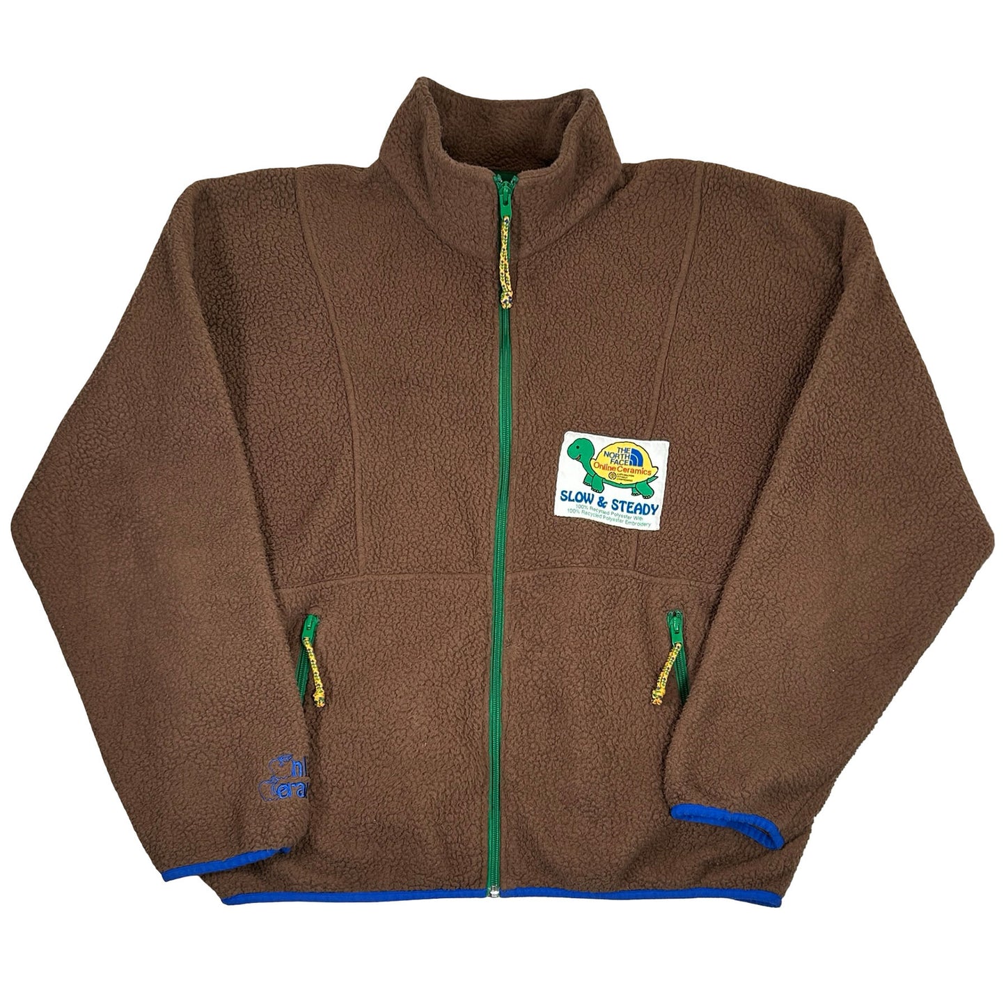 The North Face x Online Ceramics Sherpa Attitude FZ Jacket Brown [USED] - L (Used)