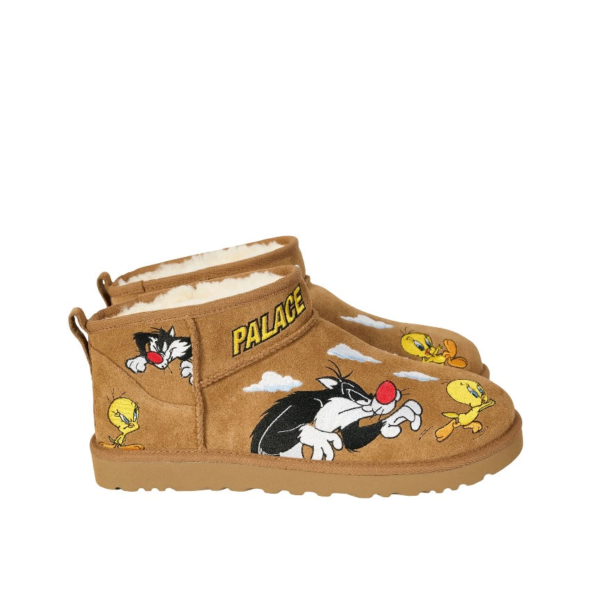 1181891 CHE UGG Classic Ultra Mini Boot Palace x Looney Tunes Chestnut