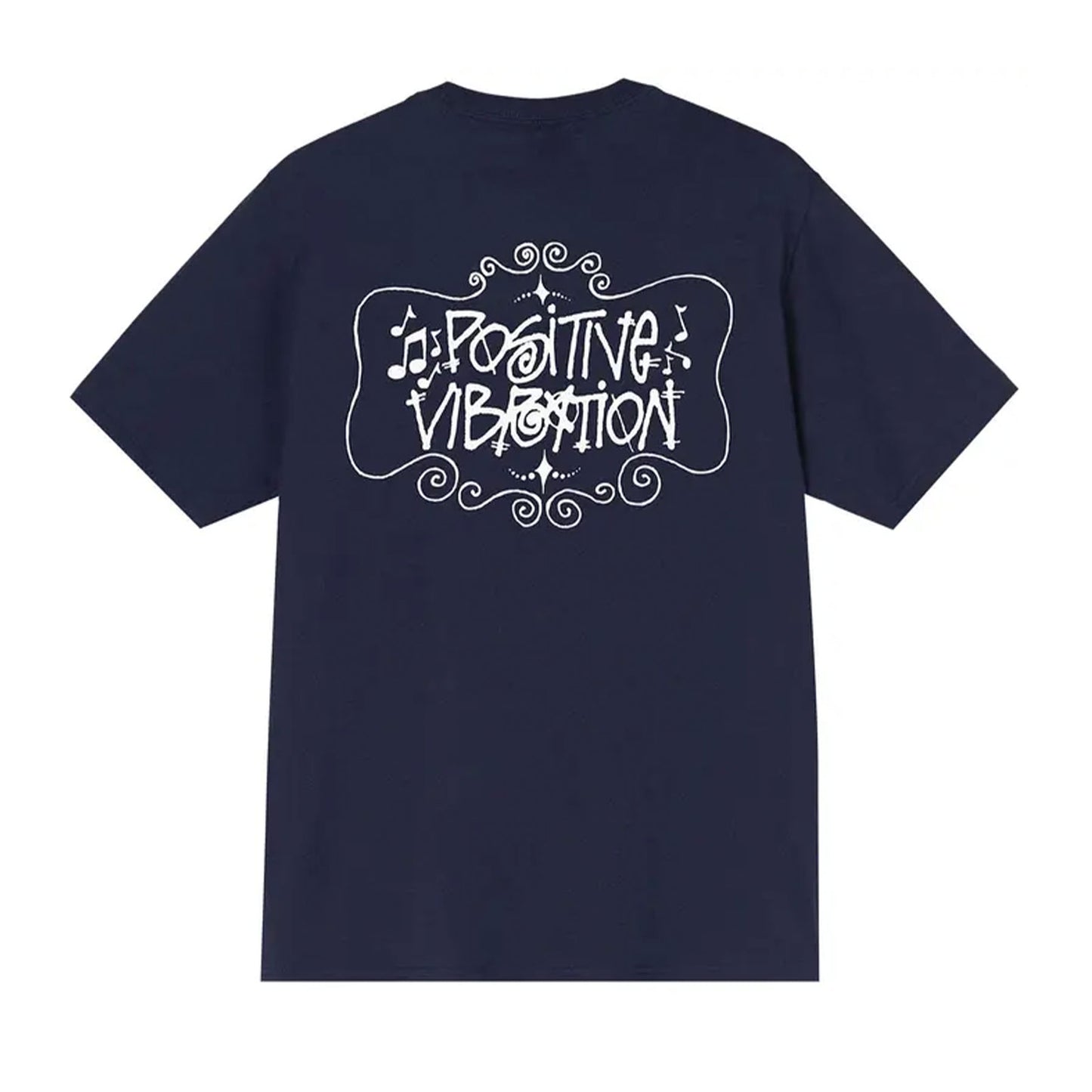 Stussy Positive Vibrations Tee Navy