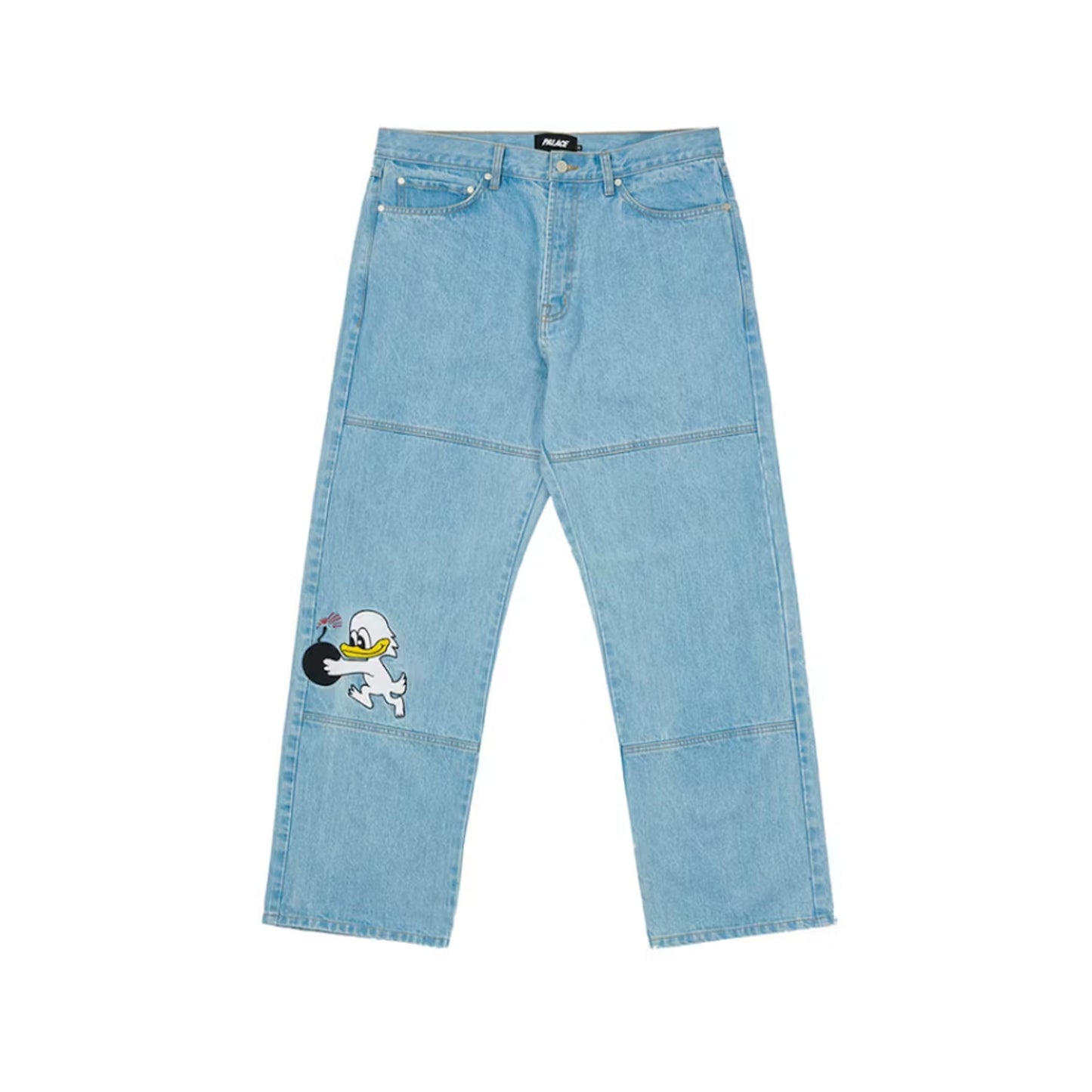 Palace Duck Bomb Panel Jeans Stone Wash [USED] - 34  (Used)
