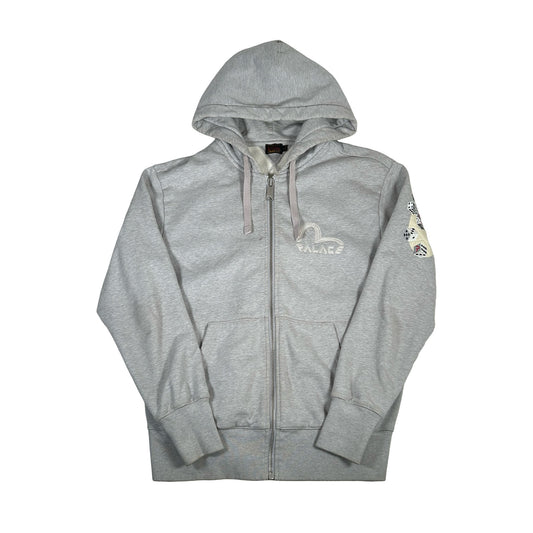 Palace x Evisu Zip Hood Grey Marl [USED] - L (Used)