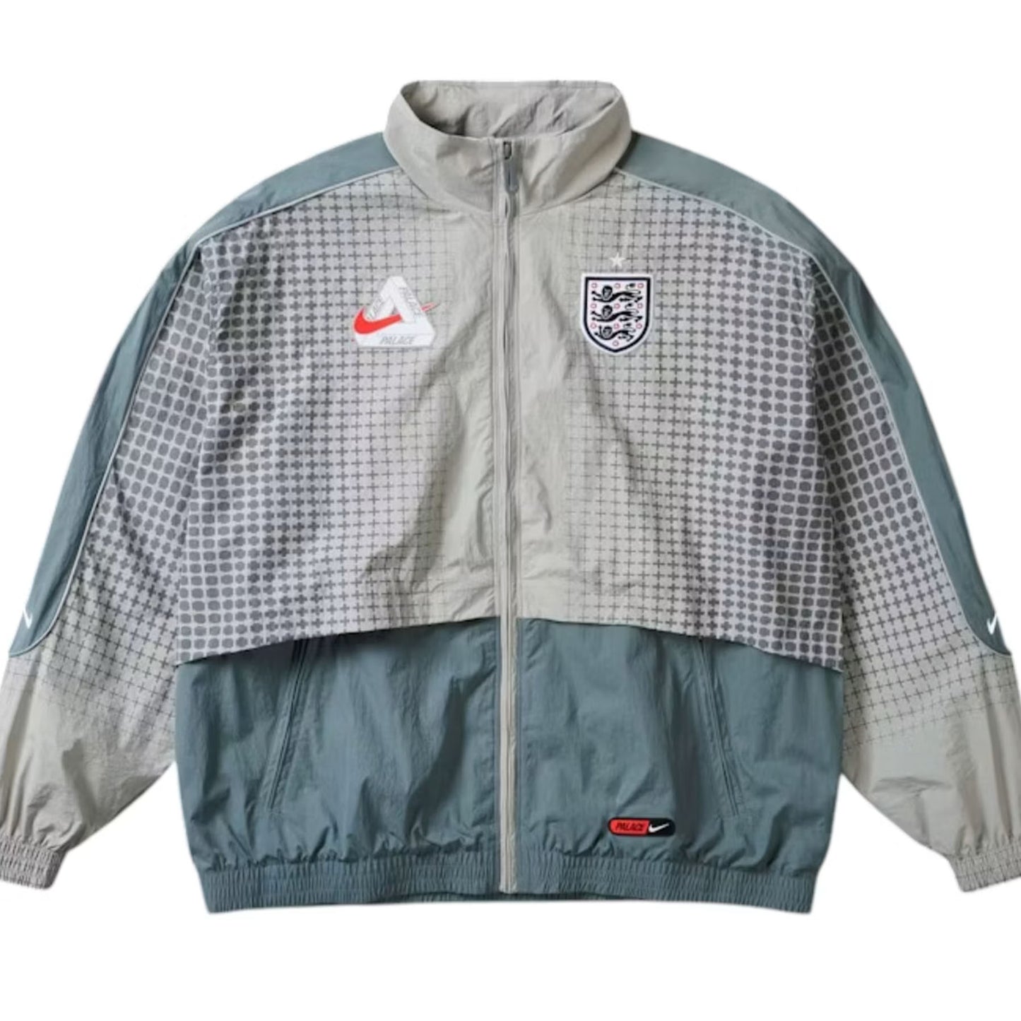 Palace x Nike England Solo Swoosh Track Jacket Pewter Grey/Cool Grey [USED] - L (Used)