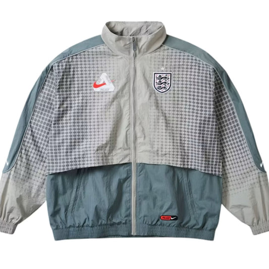 Palace x Nike England Solo Swoosh Track Jacket Pewter Grey/Cool Grey [USED] - L (Used)