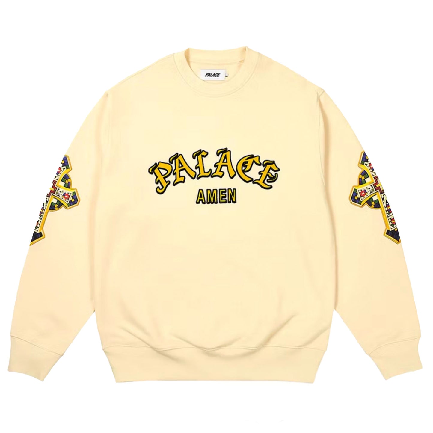 Palace Saints Crew Soft White [USED] - S (Used)