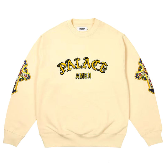 Palace Saints Crew Soft White [USED] - S (Used)