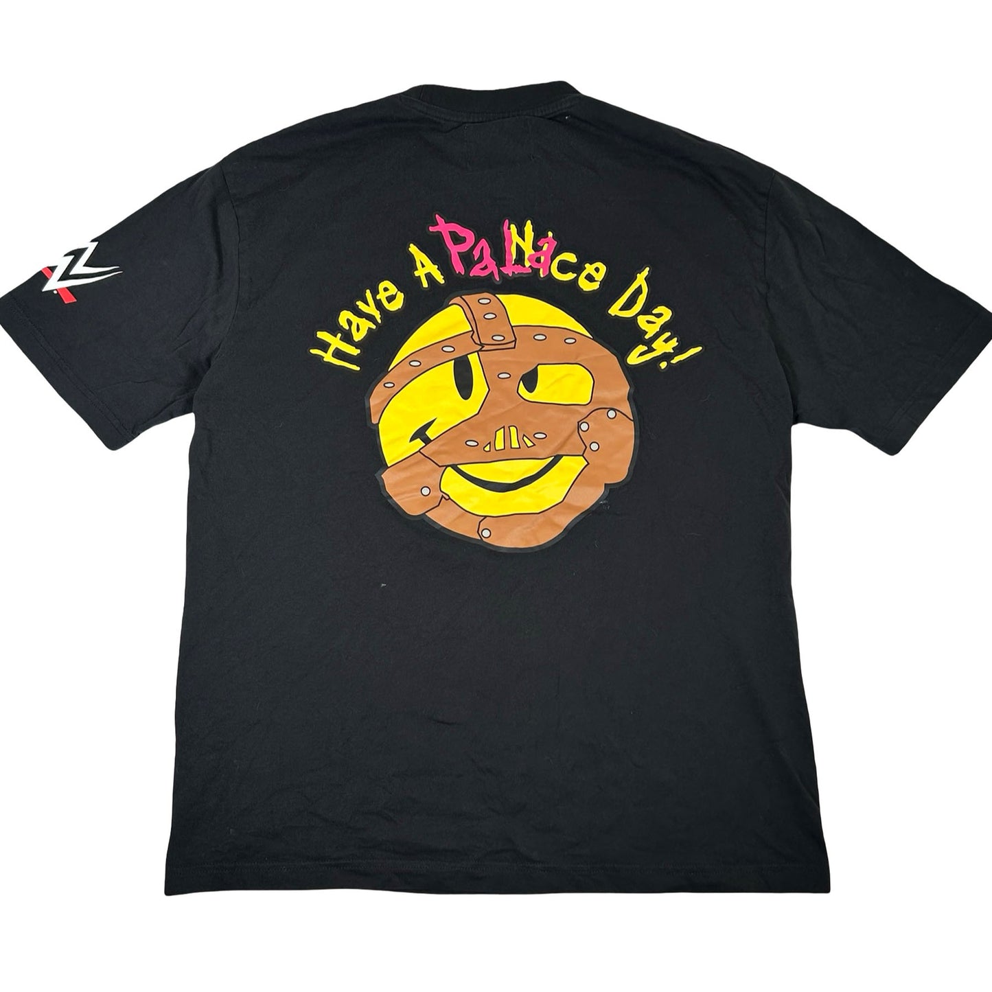 Palace x WWE Nice Day T-Shirt Black [USED] - L (Used)