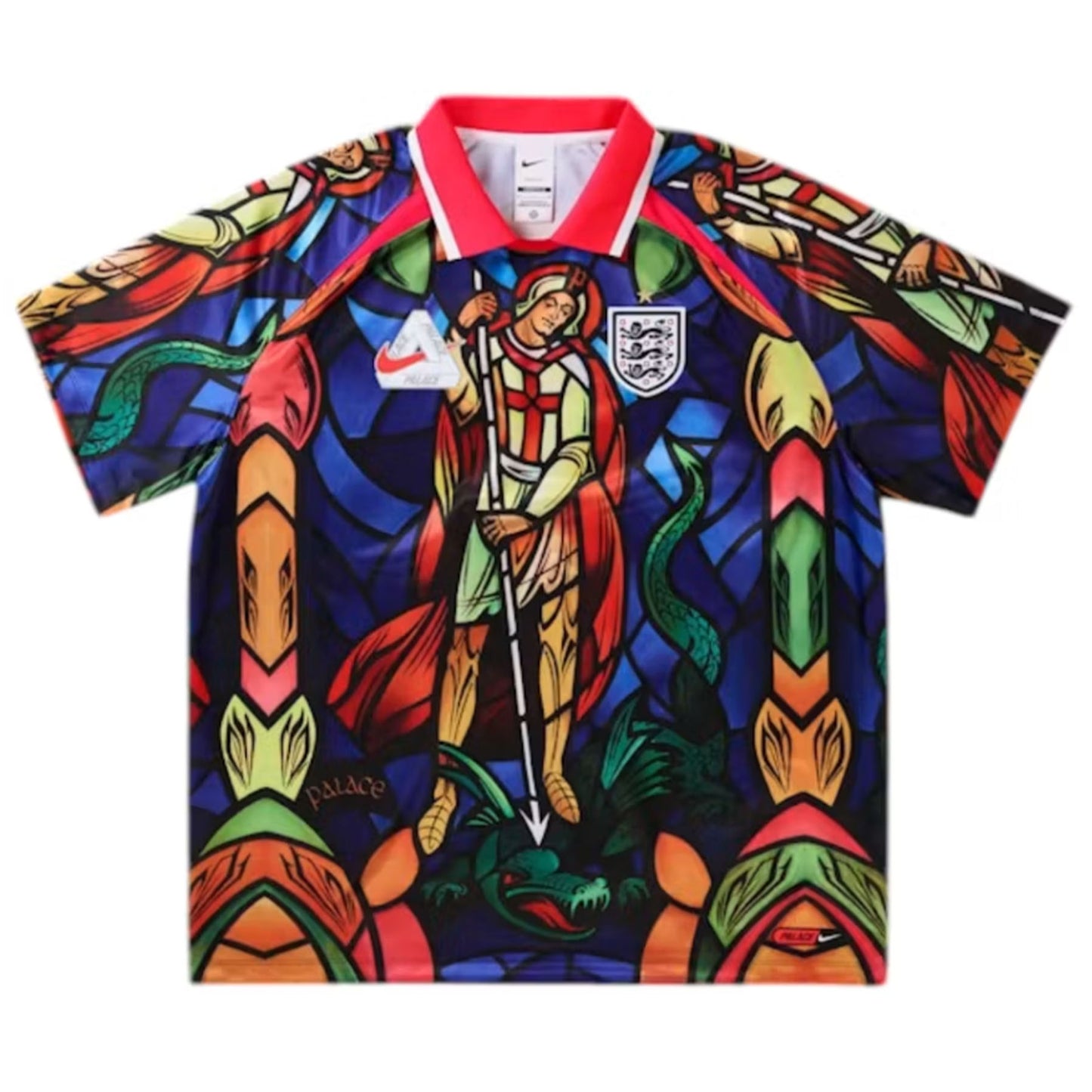Palace x Nike England Dri-FIT Football Jersey Bright Crimson