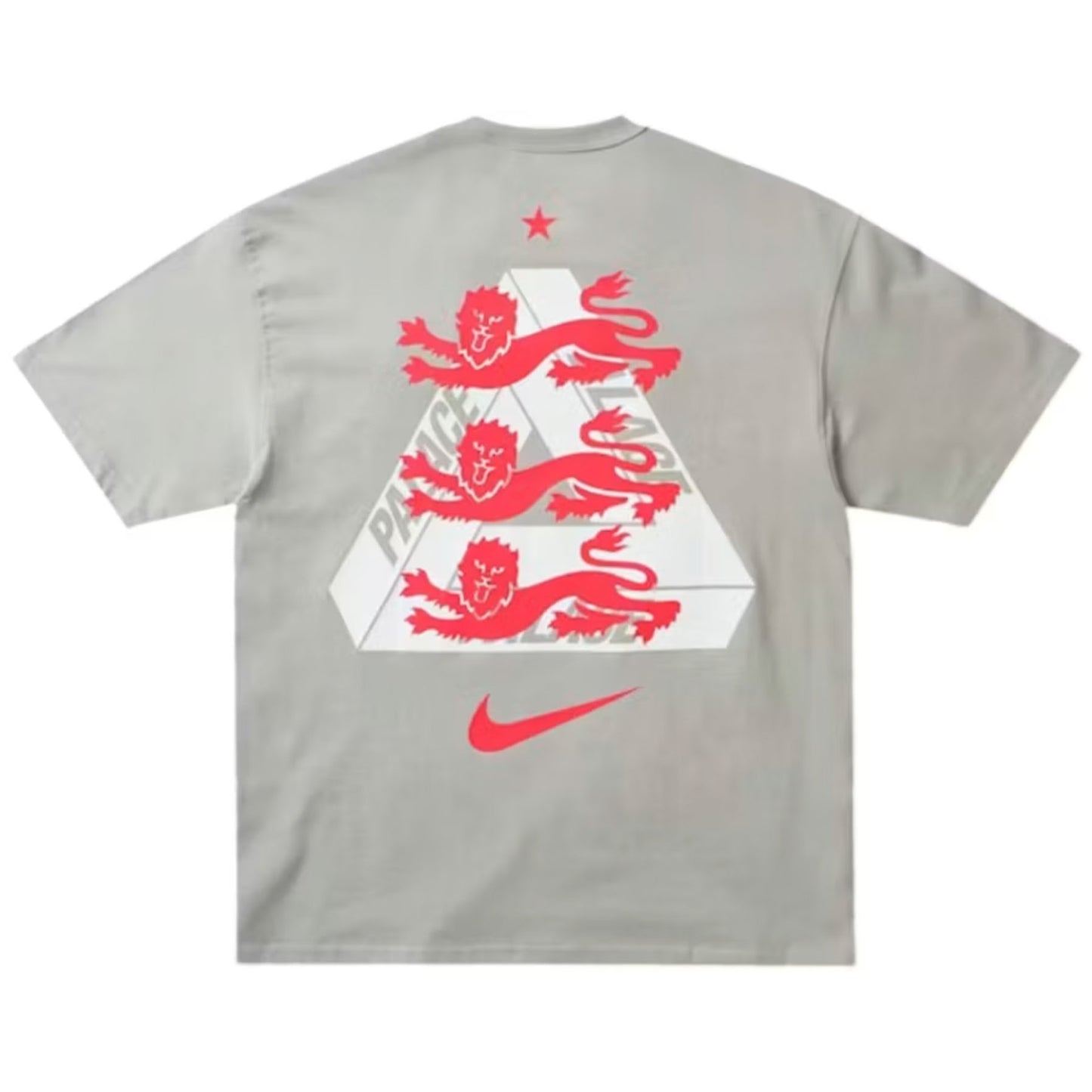 Palace x Nike England T-shirt Pewter Grey