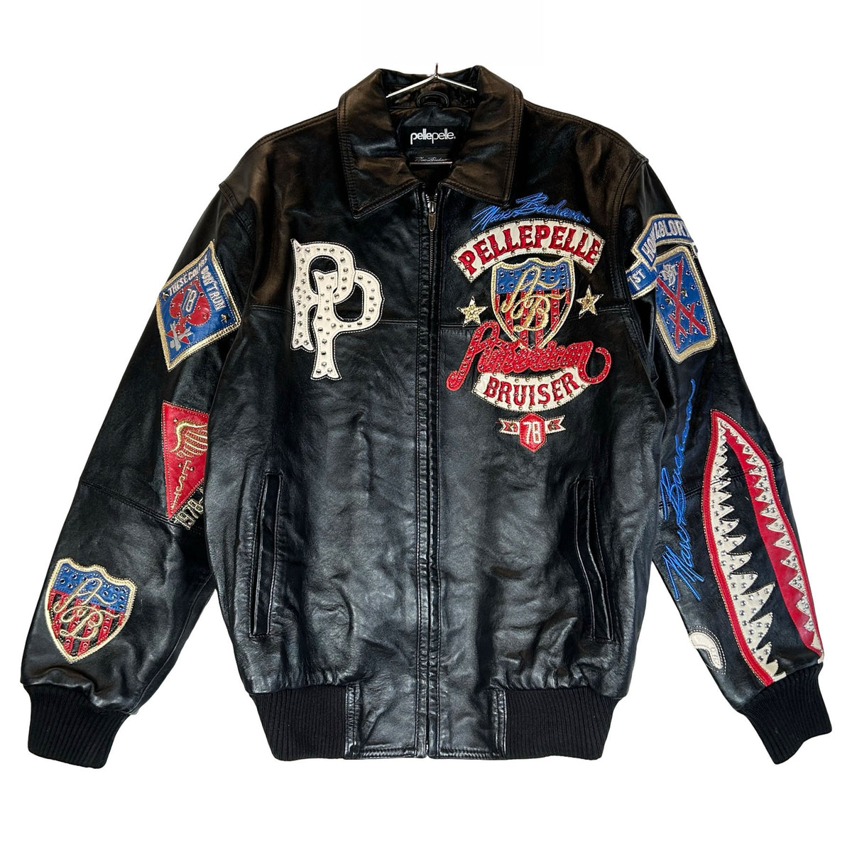 PELLE PELLE Men's American Bruiser Plush Leather Jacket [USED] - M (Used)