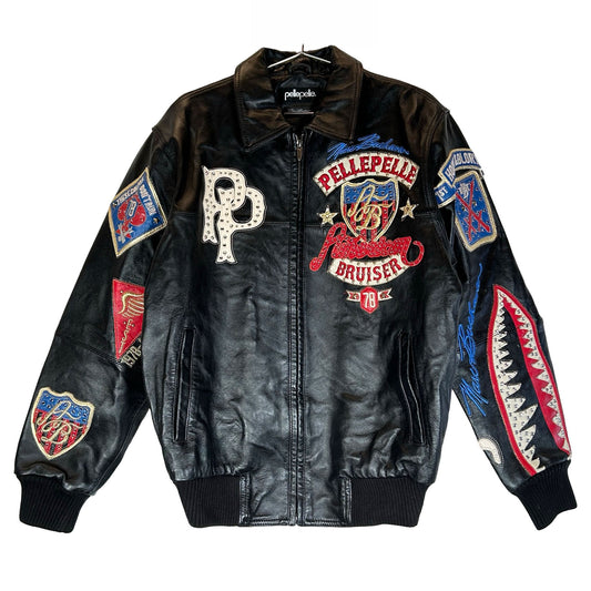 PELLE PELLE Men's American Bruiser Plush Leather Jacket [USED] - M (Used)
