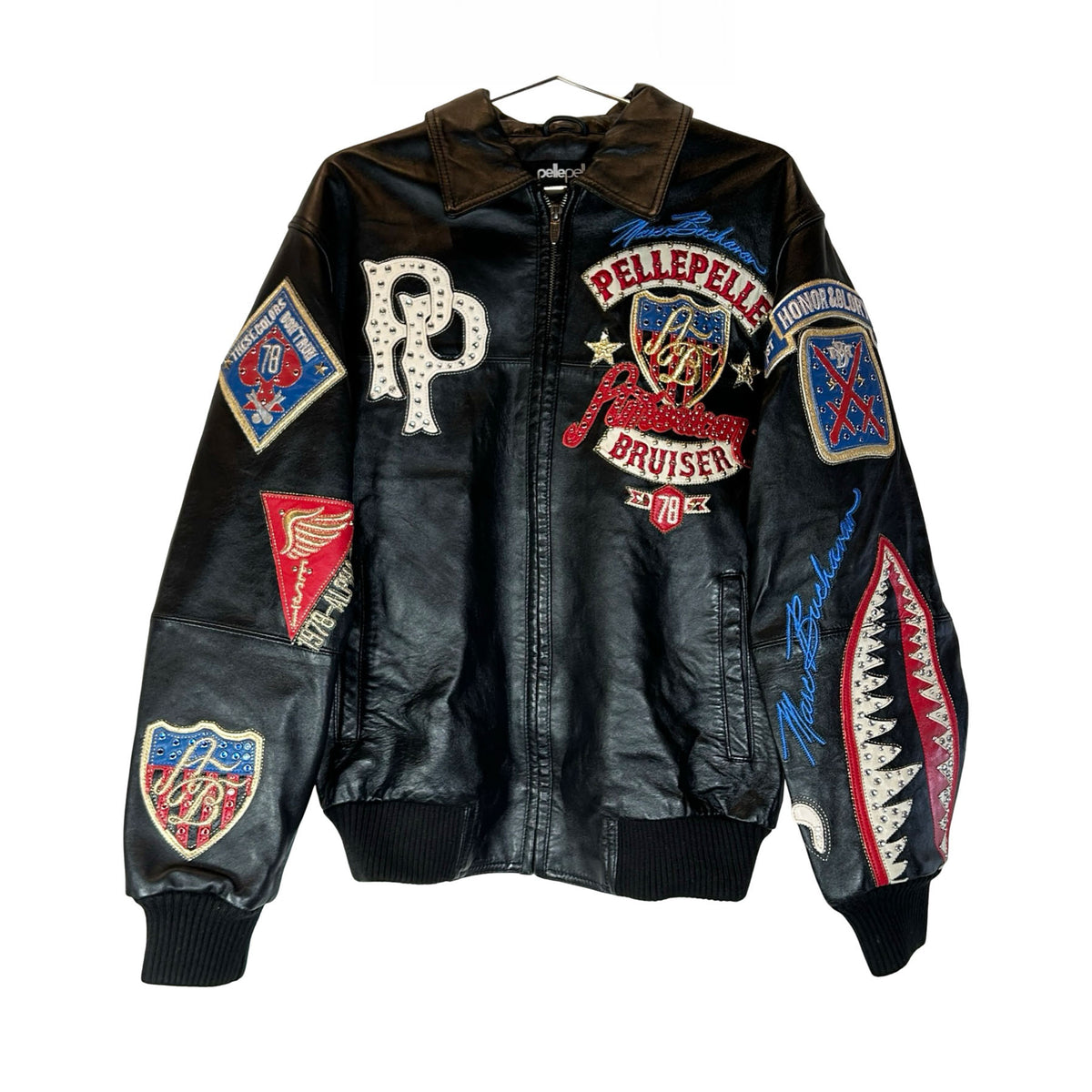 PELLE PELLE Men's American Bruiser Plush Leather Jacket [USED] - M (Used2)