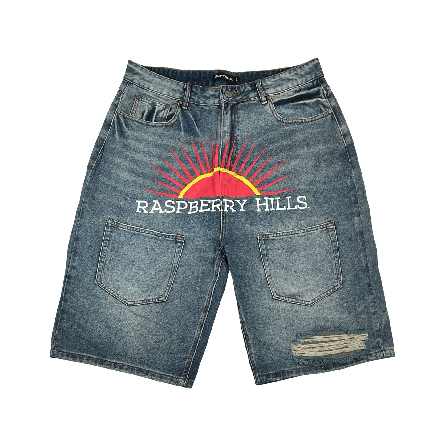 GV Gallery Raspberry Hills Denim Shorts [USED] - 34 (Used)
