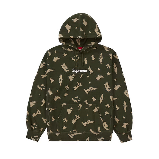 Supreme Box Logo Hooded Sweatshirt (FW21) Olive Russian Camo [USED] - XL (Used)