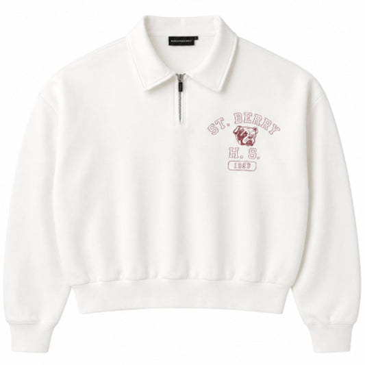 Raspberry Hill Half Zip St Berry