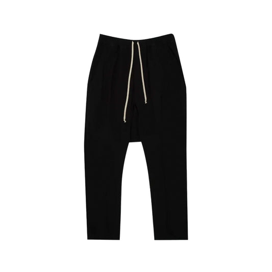 Rick Owens Drawstring Long Pants Black