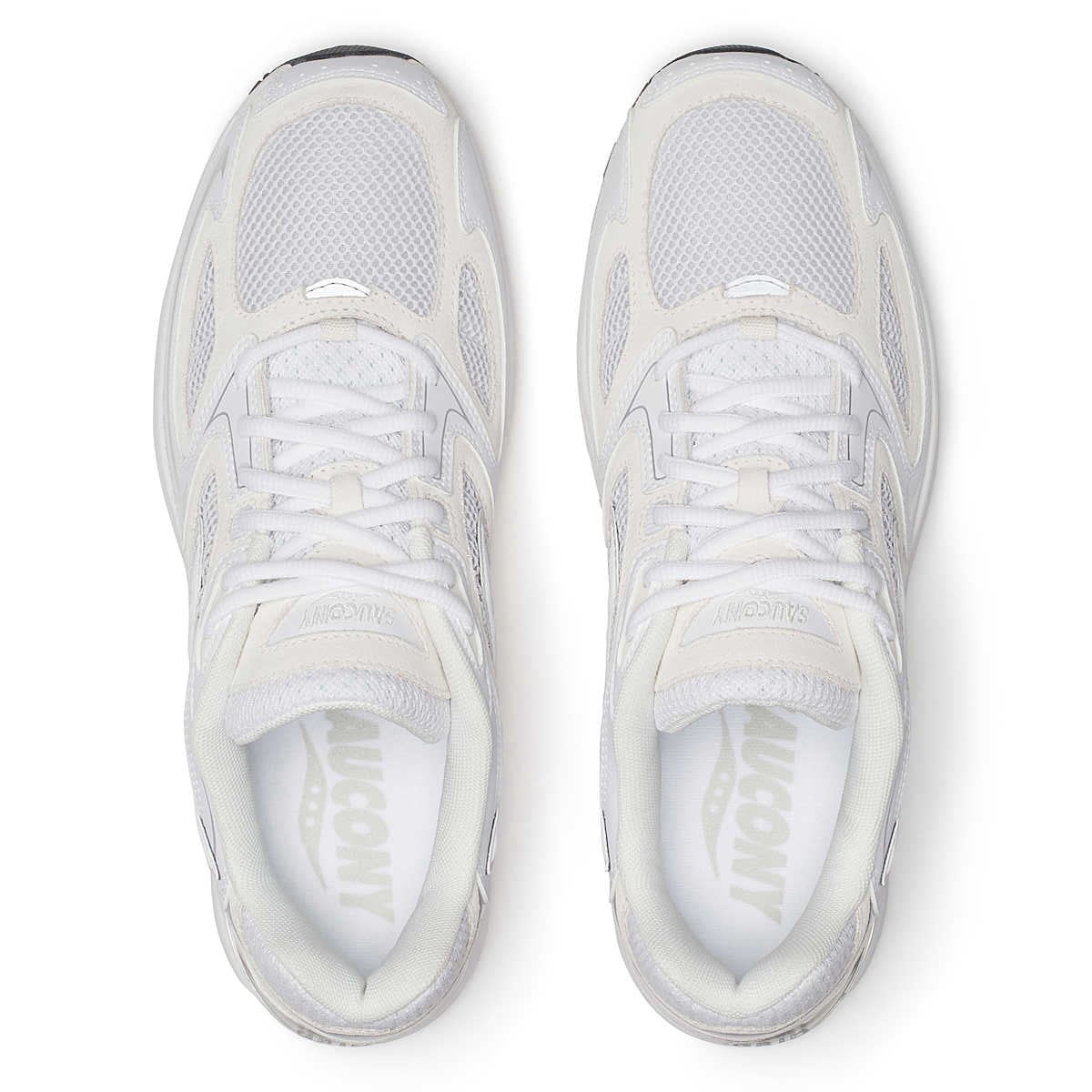 S70898 9 Saucony Grid Jazz 9 Suede White Off White