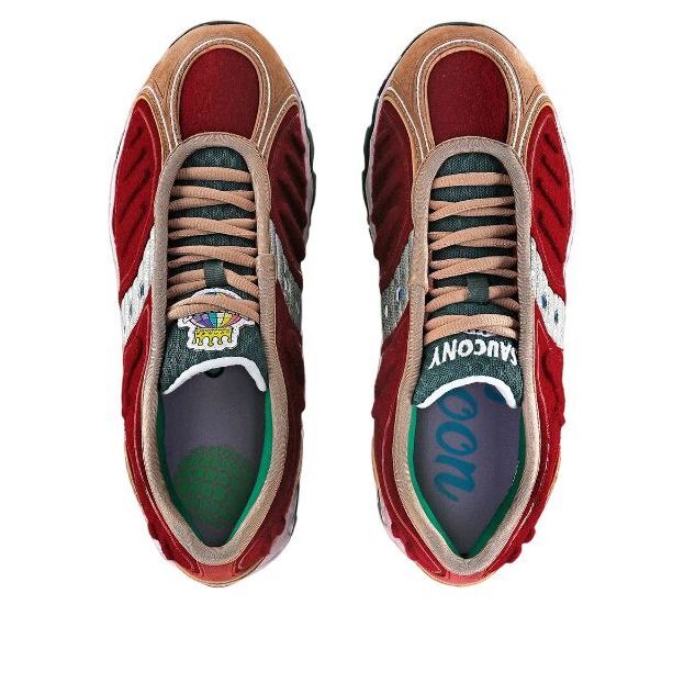 S70922 1 Saucony Matrix Jae Tips No Shoes In The House Burgundy