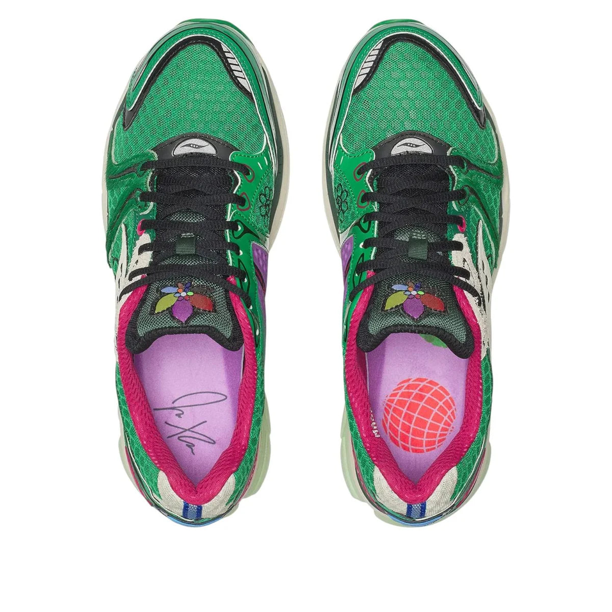 S70966 4 Saucony ProGrid Triumph 4 Jae Tips Flowers Grow Uptown Sugar Maple