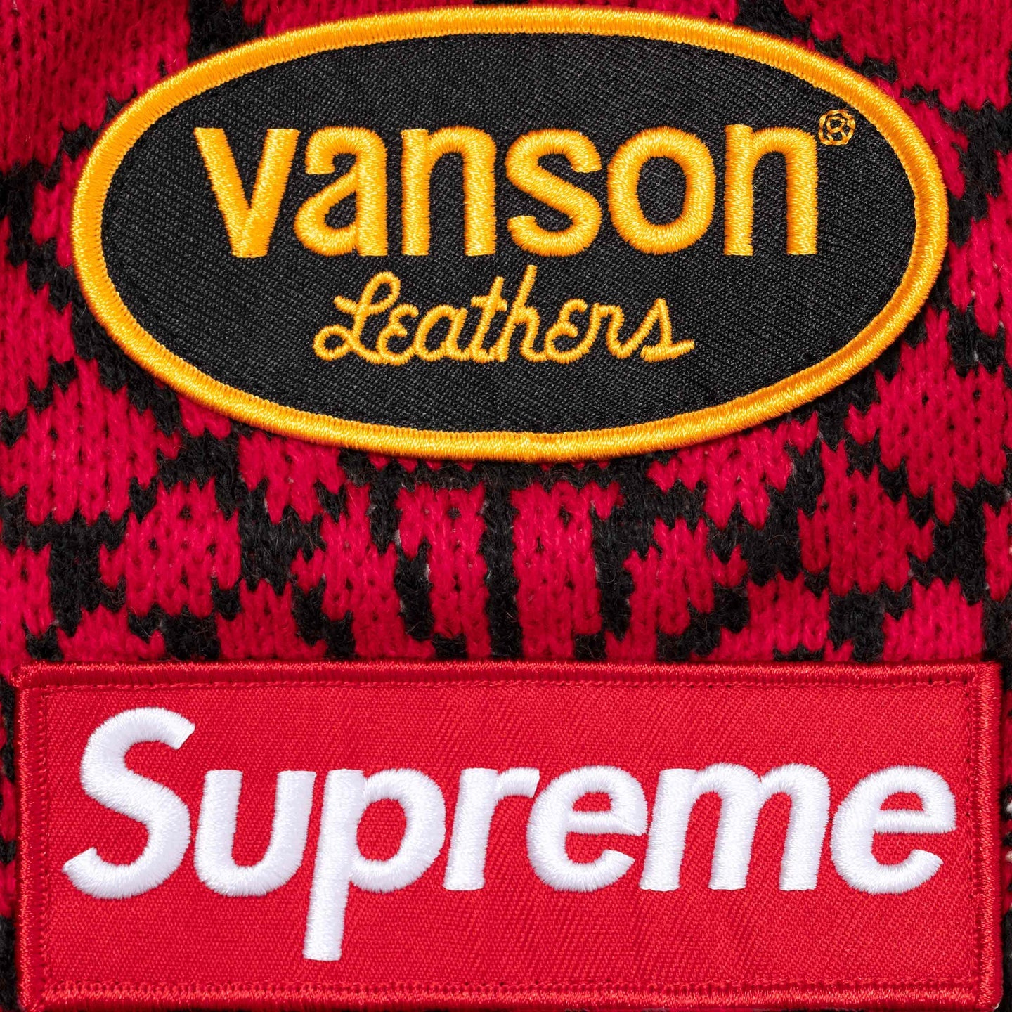 Supreme Vanson Spider-Man Sweater 赤 Mサイズ Supreme Vanson Leathers Spider-Man Sweater Red – DISTRICT ONE NY