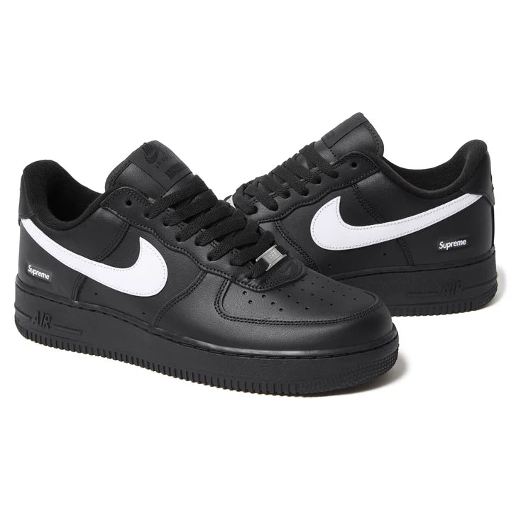 CU9225 002 Nike Air Force 1 Low Supreme Black White