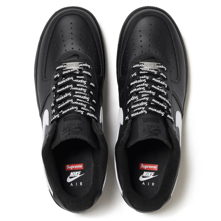 CU9225 002 Nike Air Force 1 Low Supreme Black White