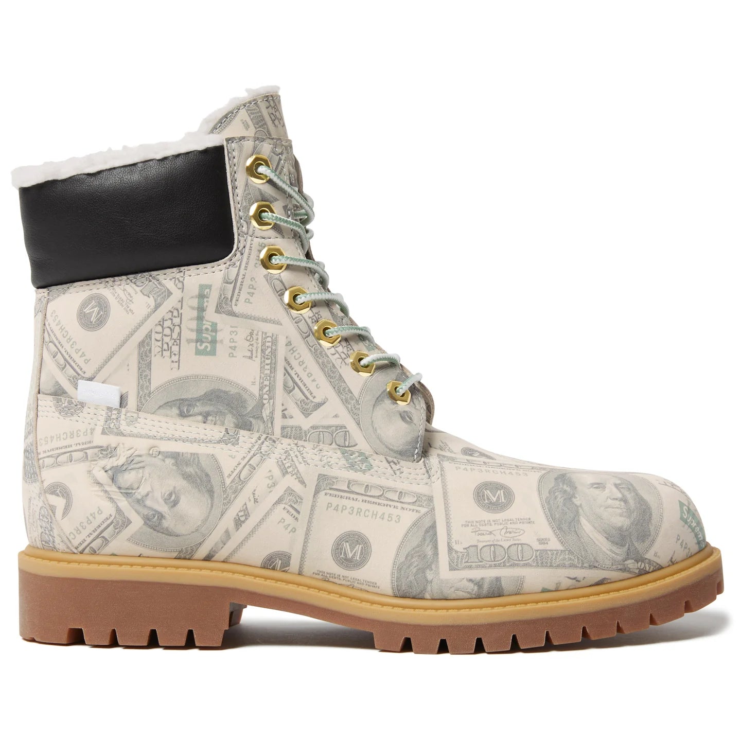 TB0A5NG5ALP Timberland 6" Premium Waterproof Boot Supreme x MM6 Maison Margiela $100 Bills