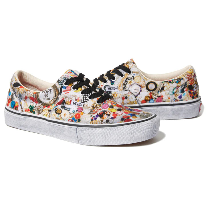 VN00110ANTR Vans Era Supreme x Mike Kelley White