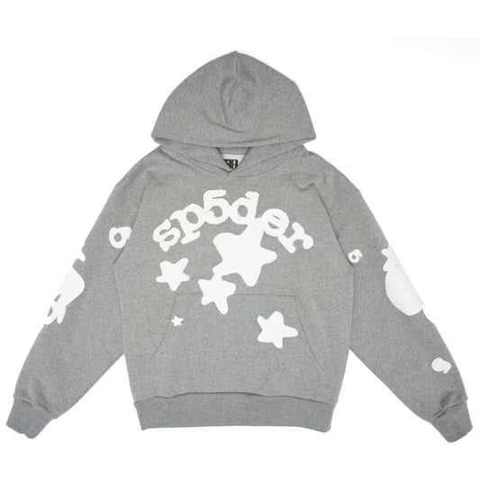 Sp5der Beluga Hoodie Dark Grey Heather