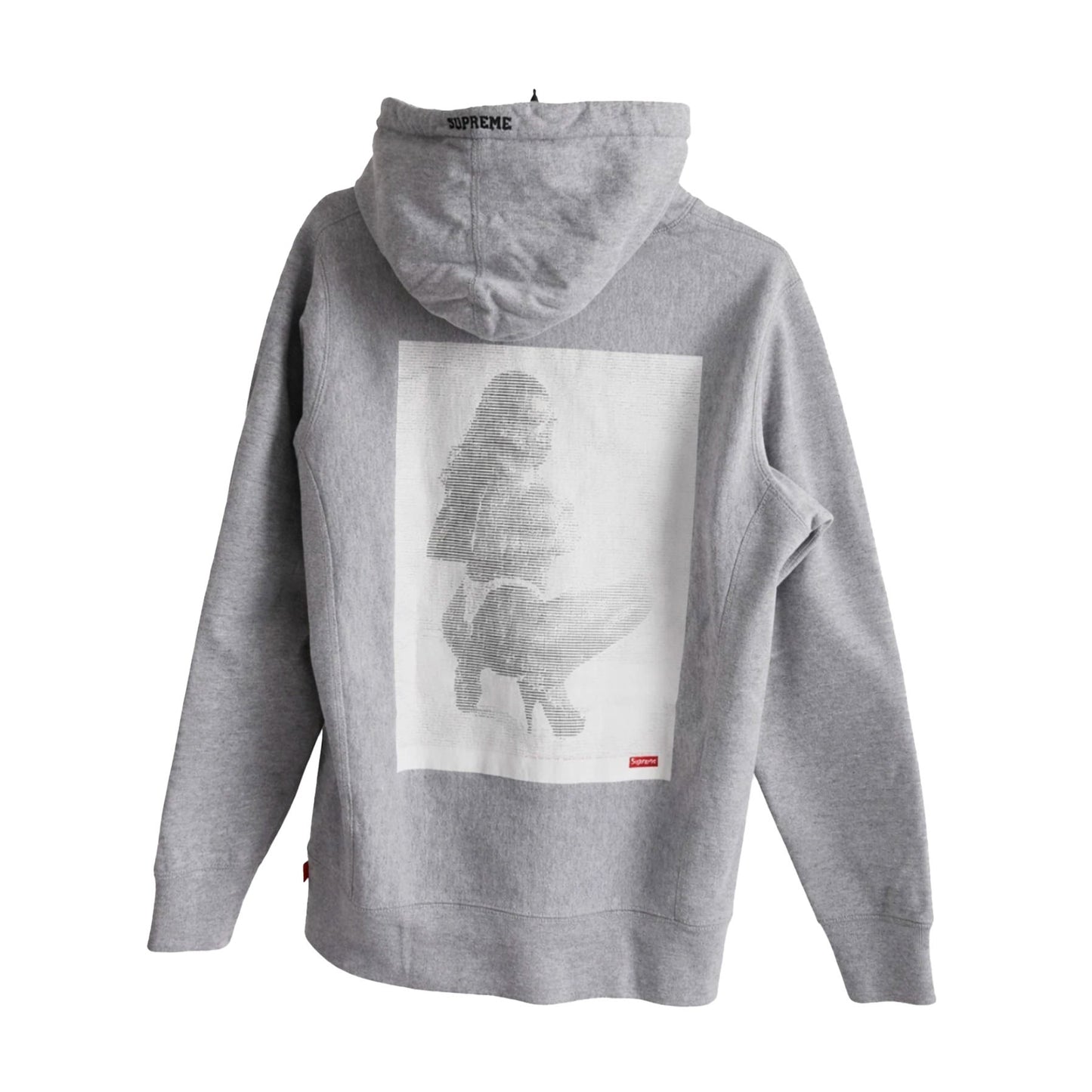 Supreme Digi Hooded Sweatshirt Heather Grey [USED] - XL (Used)