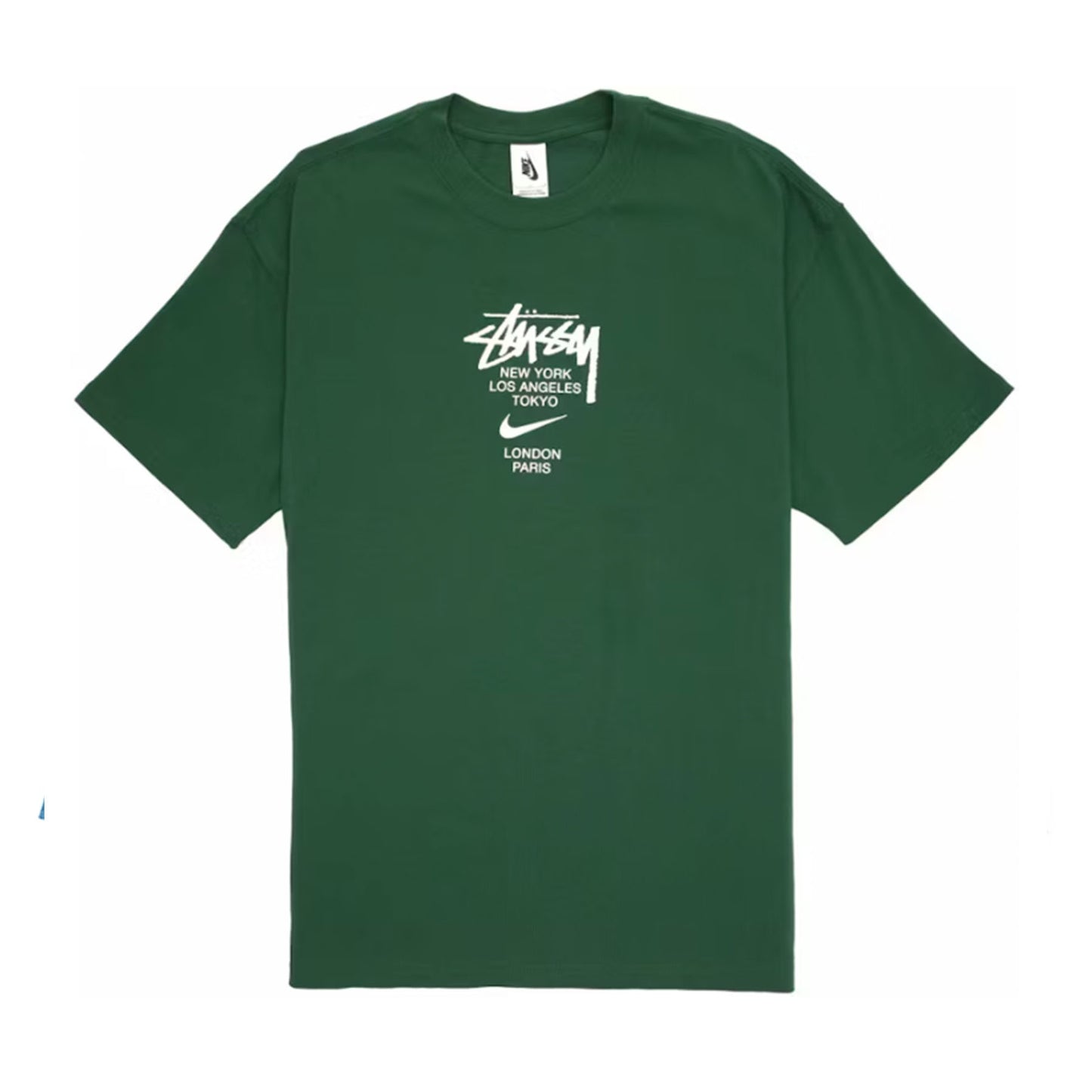 Nike x Stussy International T-shirt Green [USED] - S (Used)