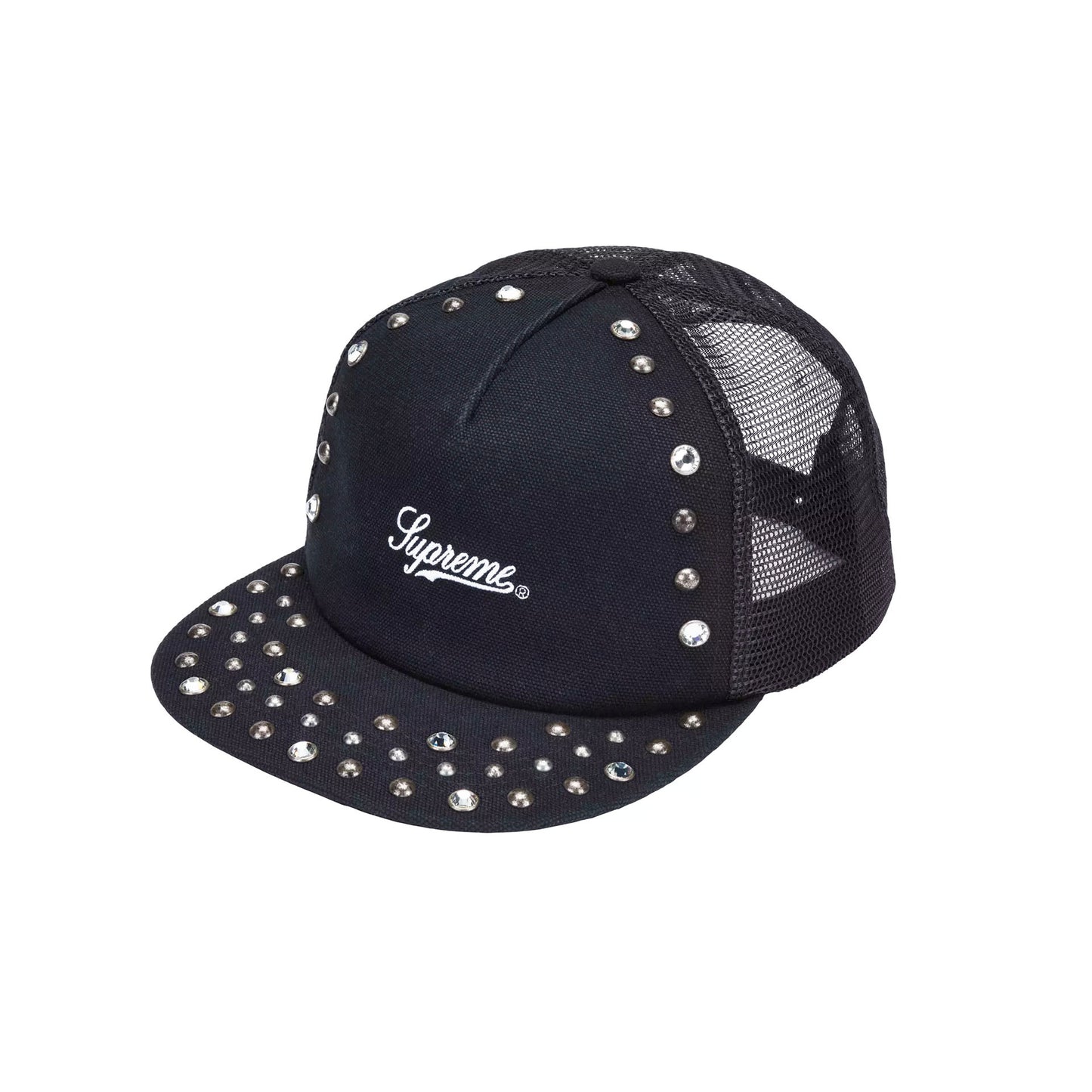 Supreme b.b. Simon Studded Canvas 6-Panel Black