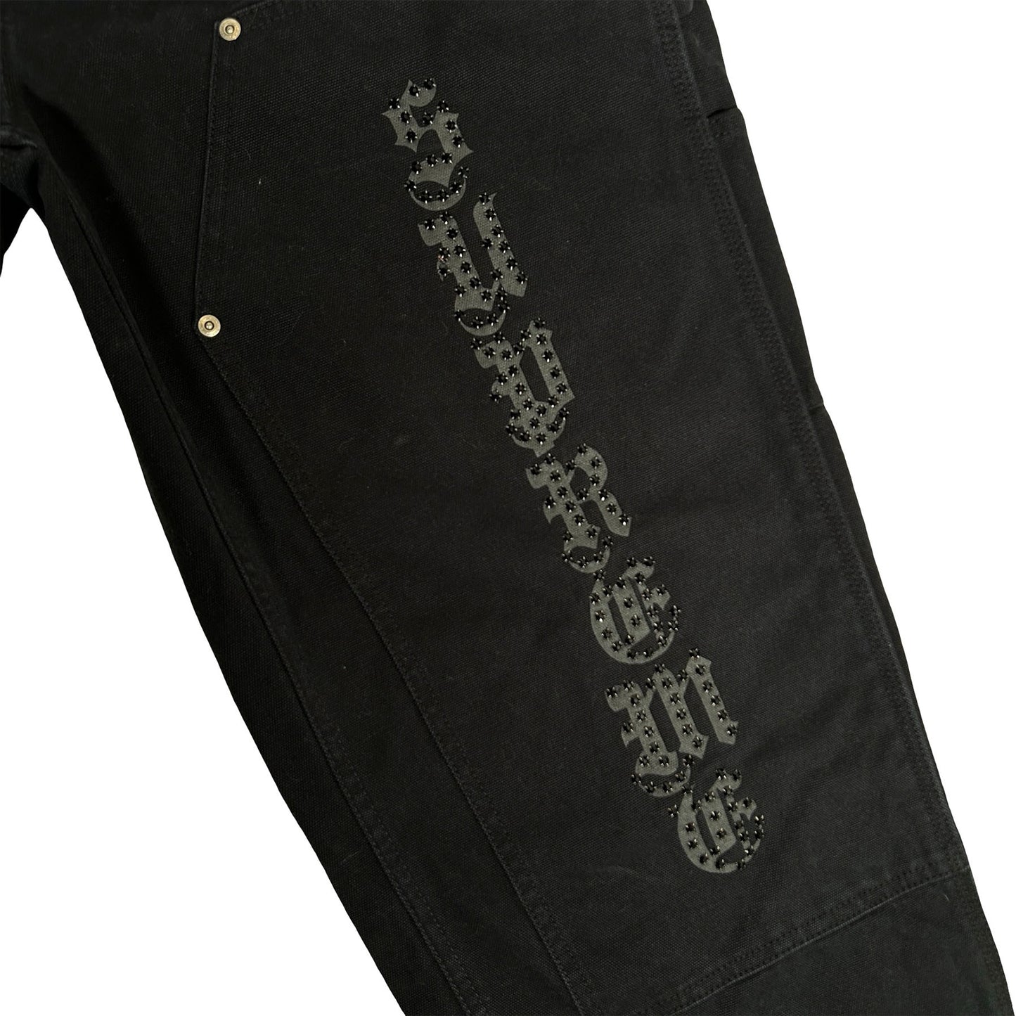 Supreme The Great China Wall Double Knee Painter Pant Black [USED] - 34 (Used)