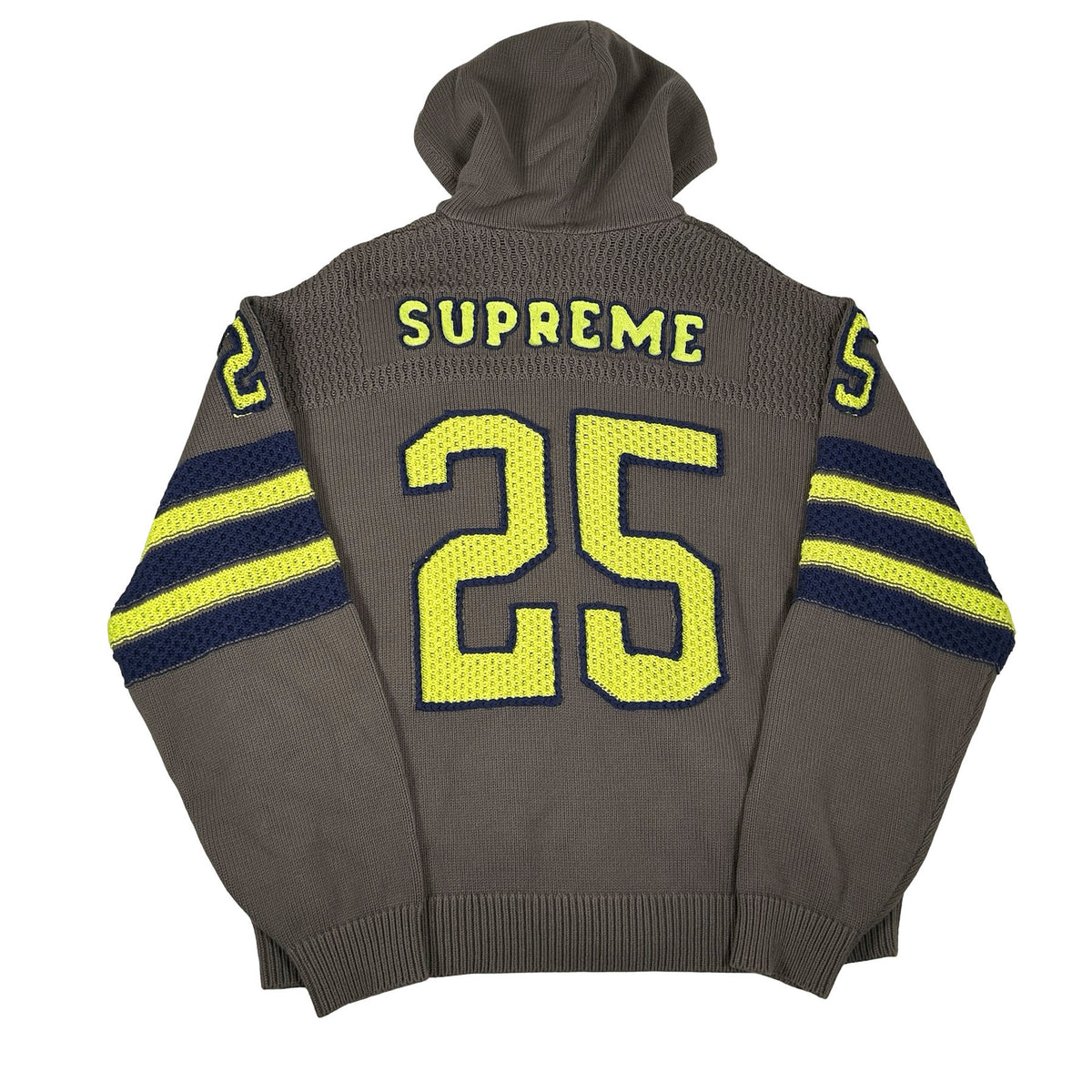 Supreme Sport Zip Up Hooded Sweater (FW25) Charcoal [USED] - L (Used)