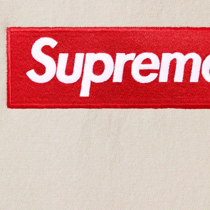 Supreme Box Logo Hooded Sweatshirt FW24 Stone