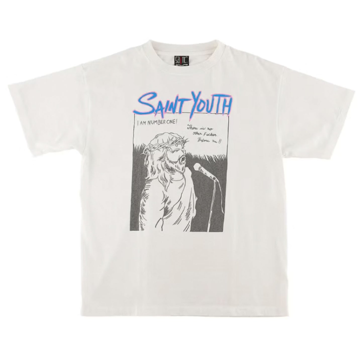 Saint Mxxxxxx Saint Youth T-Shirt Vintage White